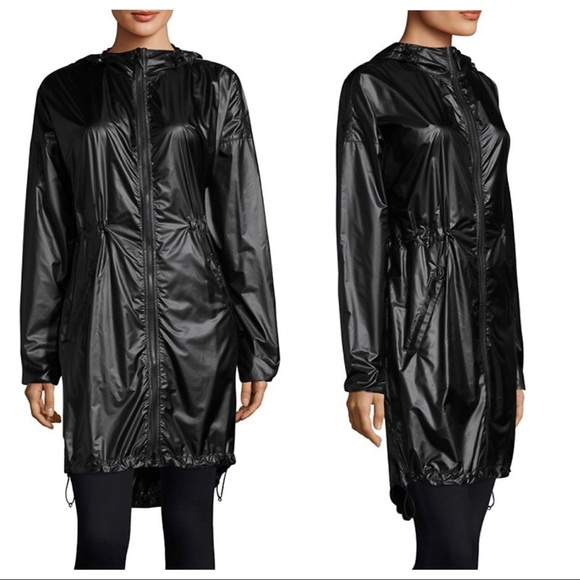 Canada Goose Black Windbreaker Parka Jacket Sz Small - Picture 2 of 16